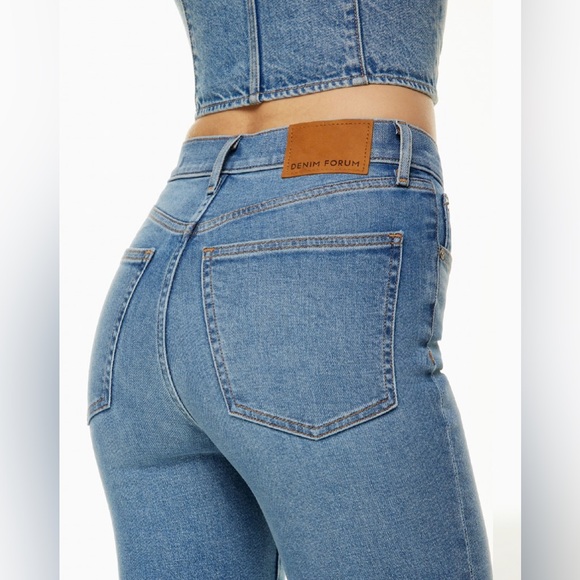 Aritzia Denim Forum The Lola High Waisted Skinny Jeans Size 28 L - Picture 4 of 12